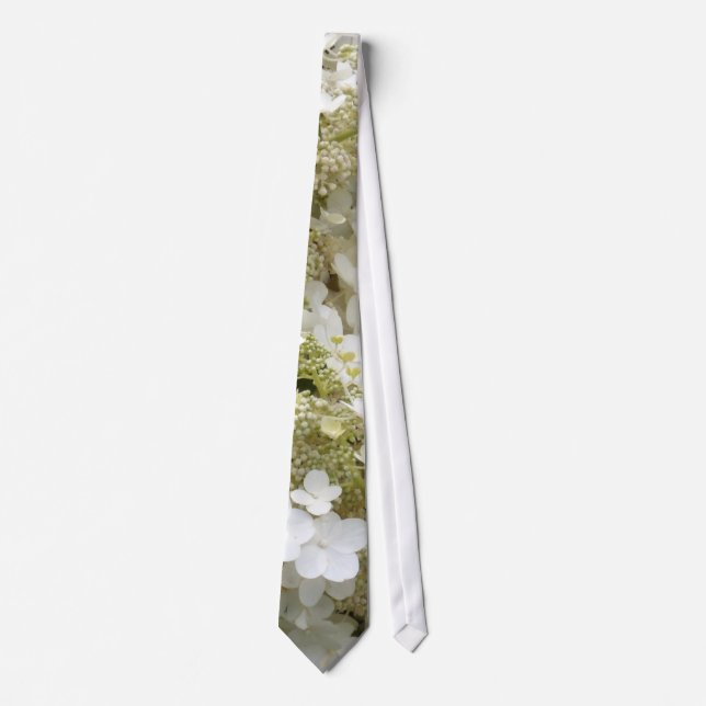 Wedding Veil Hydrangeas Tie (Front)