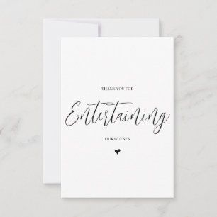 Wedding Vendor Thank You Card- DJ/Band