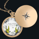 Wedding Vintage Birds Anniversary Necklace<br><div class="desc">Keepsake Necklaces Choose either Silver Plated or Sterling Silver</div>