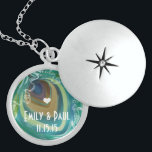 Wedding Vintage Peacock Anniversary Necklace<br><div class="desc">Wedding Keepsake Wedding Party Necklaces - to change background colour - click customise - click edit - choose last tool in drop down menu and choose from one of the colours shown or enter your rgb hex code for your custom wedding colour- to change font colour select the text you...</div>