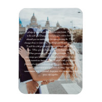 Wedding Vows Faux Wrapped Canvas Print
