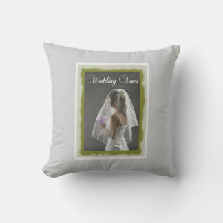 Wedding vows pillow