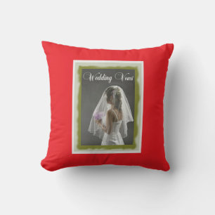 Wedding vows pillow