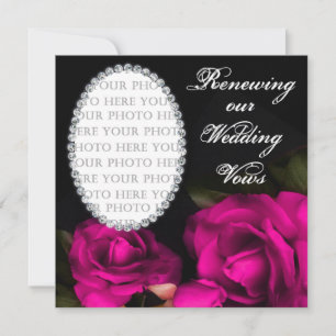 Wedding Vows Renewed - Invitation - Photo