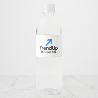 Wedding Water Bottle Labels Elegant Personalised