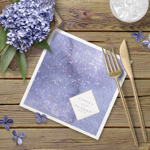 Wedding Watercolor Names Peri ID954  Napkin