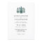 Wedding Watercolor Rustic Pine Trees Deep Green