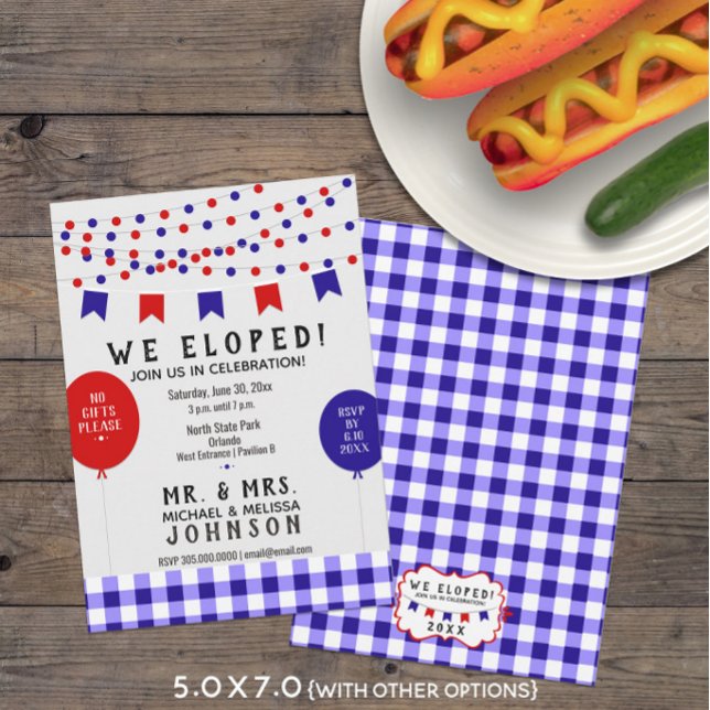💍Wedding We Eloped! Picnic Party | BBQ • Barbecue Invitation (💍Wedding We Eloped! Picnic Party | BBQ • Barbecue Invitation
)