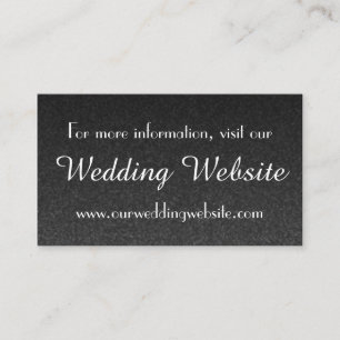 Wedding Website Business Card template