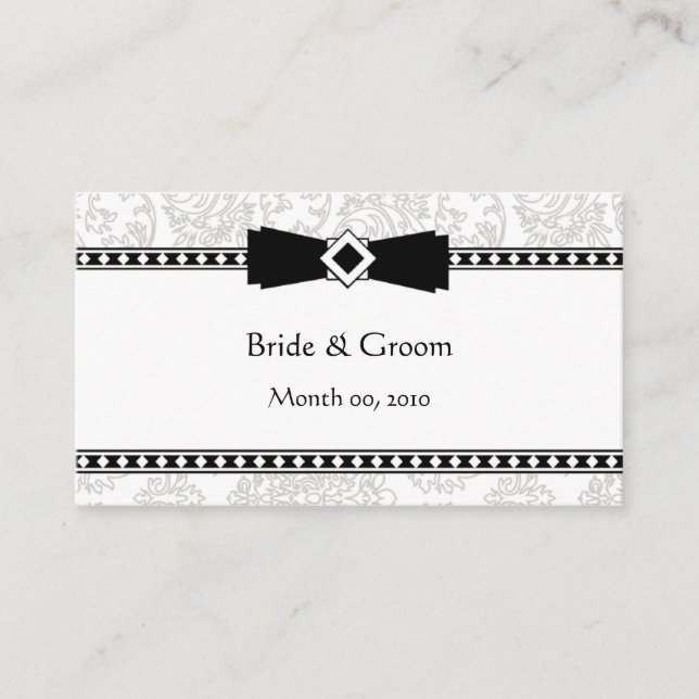 Wedding Website business cards (Front)