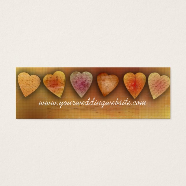 Wedding website cards (Front)