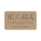 Wedding Website Enclosure Card - Rustic Kraft