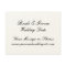 Wedding Website Insert Card for Invitations