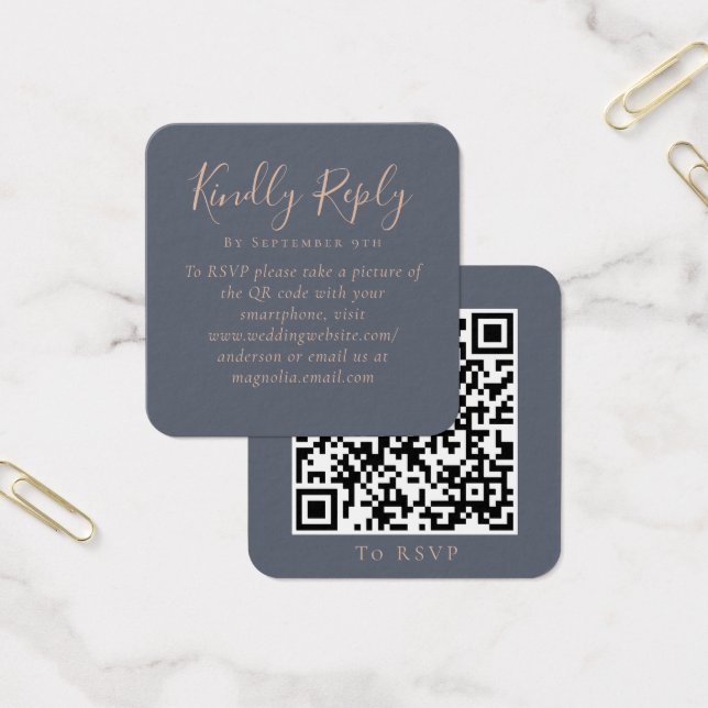 Wedding Website QR Code RSVP (Office)