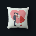 wedding wedding-gift romantic-interior weddingday  cushion<br><div class="desc">**💍 Romantic cushion with special moments** This adorable cushion would be the perfect gift for a wedding couple or newlyweds. The combination of soft colours and sophisticated illustrations creates a romantic atmosphere, and the luxurious design adds elegance to the place. Ideal for wedding souvenirs, wedding decorations, or decorative items for...</div>