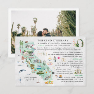 Wedding Weekend in Napa   Itinerary Card
