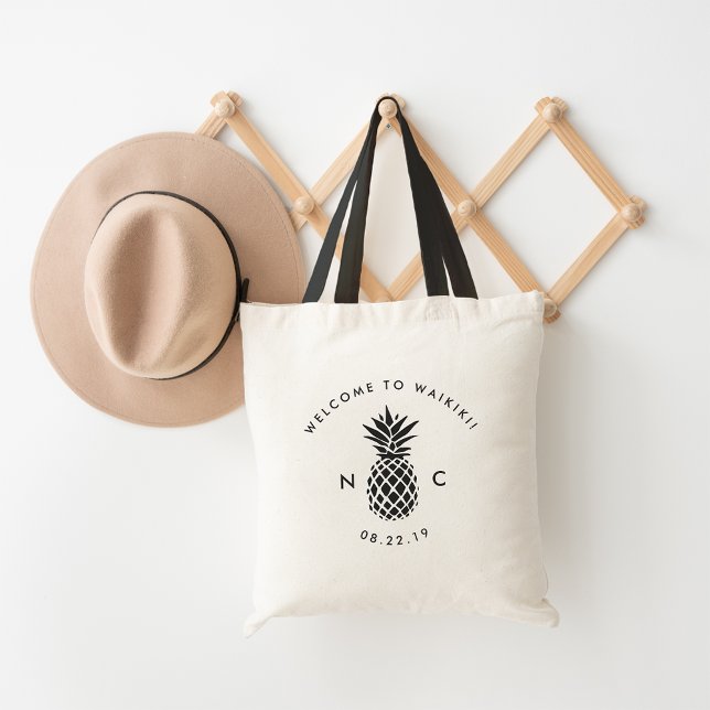 Wedding Welcome Bag | Pineapple Monogram (Creator Uploaded)