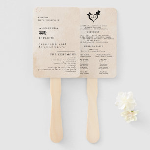 Wedding Welcome Hand Fan