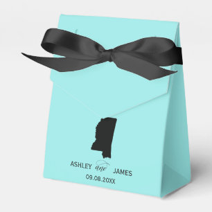 Wedding Welcome Misssissippi Favour Box State Map