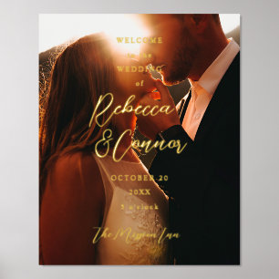 Wedding Welcome Photo  Foil Prints