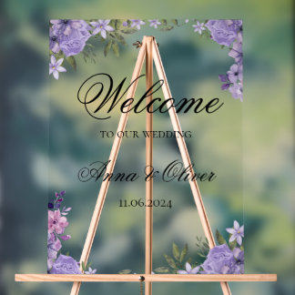 Wedding Welcome Sign