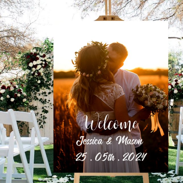 Wedding welcome sign photo poster (Creator Uploaded)