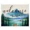 Wedding Welcome Sign - Rustic Lakeside