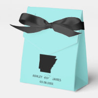 Wedding Welcome to Arkansas Favour Box, State Map