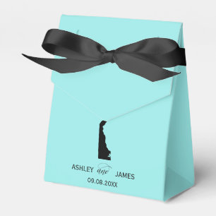 Wedding Welcome to Delaware Favour Box State Map