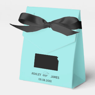 Wedding Welcome to Kansas Favour Box State Map