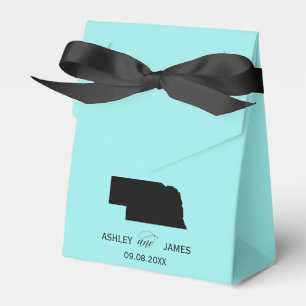 Wedding Welcome to Nebraska Favour Box State Map