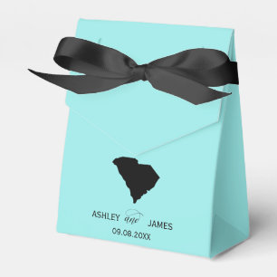 Wedding Welcome to South Carolina Favour Box, Map Box