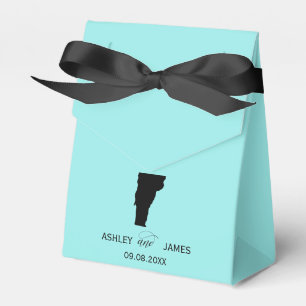 Wedding Welcome to Vermont Favour Box, Map Box