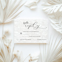 Wedding White & Black Simple