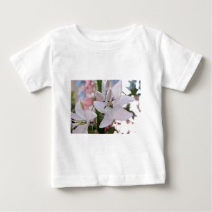 wedding white lily flowers floral flora love vines baby T-Shirt
