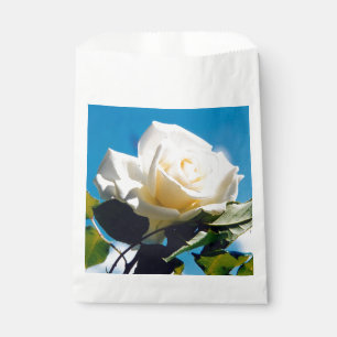 Wedding White Rose Beauty Favour Bag