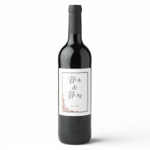 Wedding Wine Label