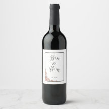 Wedding Wine Label