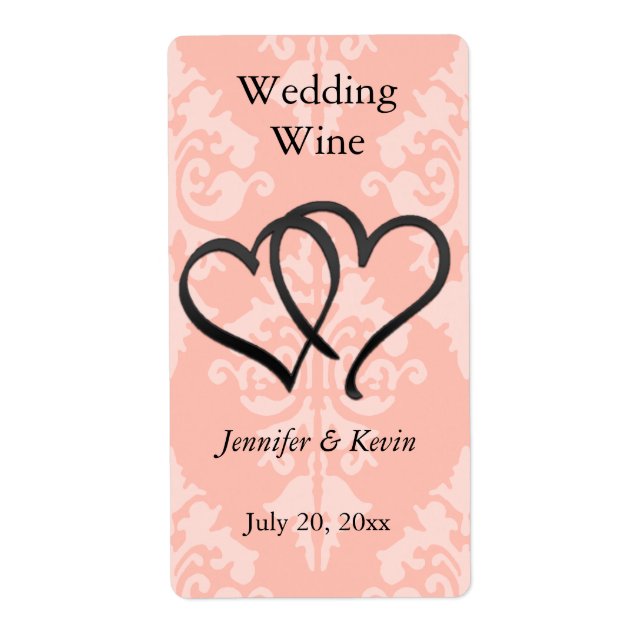 Wedding Wine Label (Front)