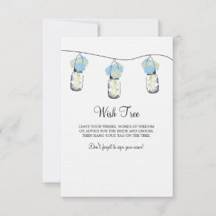 Wedding Wish Tree Tag Advice Card
