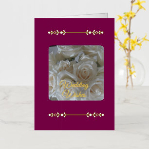 Wedding Wishes, Folded Greeting Card