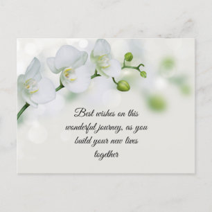 Wedding wishes postcard