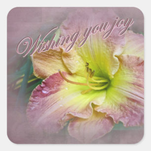 Wedding - Wishing You Joy Square Sticker