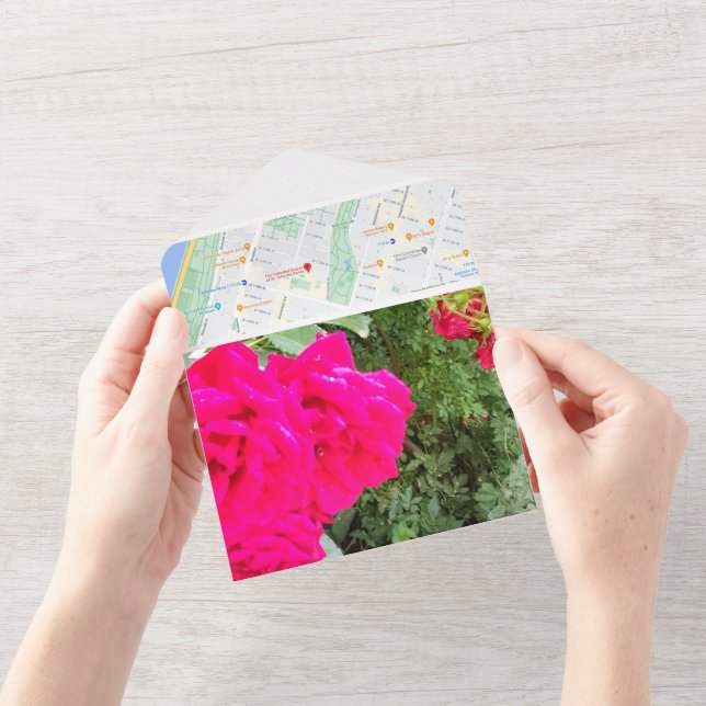 Wedding With Roses Invitation All In One (Opening)