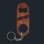 Wedding Wood Grain Logo Monogrammed Best Man<br><div class="desc">Give your best mate a gift that he will appreciate. Vintage style design with handsome vintage wood grain look. Monogrammed with your best mans name or groomsmans name. The perfect gift for your wedding party.</div>