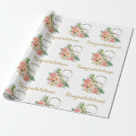 Wedding Wrapping Paper<br><div class="desc">Wrap Your Wedding Gift with this Elegant Wrapping Paper Design</div>