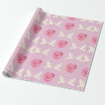 Wedding Wrapping Paper<br><div class="desc">Dove,  Rose Wedding Wrapping Paper</div>