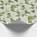 Wedding Wrapping Paper<br><div class="desc">Wrapping paper is shown with a lovely white hydrangea floral print. 
Customise this item or buy as is.





Licensed Print</div>