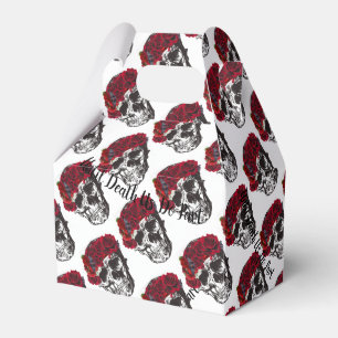 WeddingFavour Box Skull Art Until Death Us Do Part
