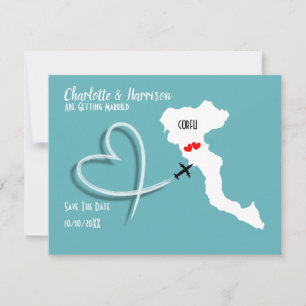 Weddings Destination Corfu Save The Date